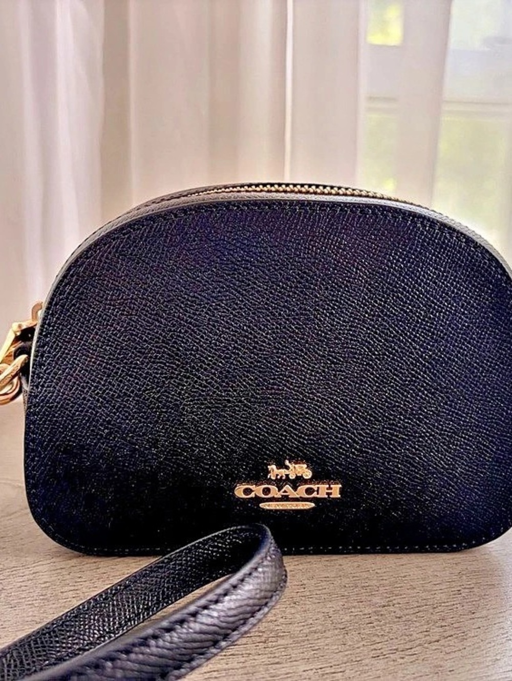 Coach Dome Crossbody Black Bag